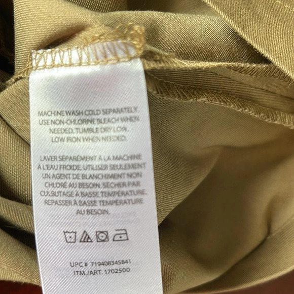 BANANA REPUBLIC NWT Tan Khaki Flat Front Twill Chino Shorts Pockets Preppy 30 - Picture 10 of 13